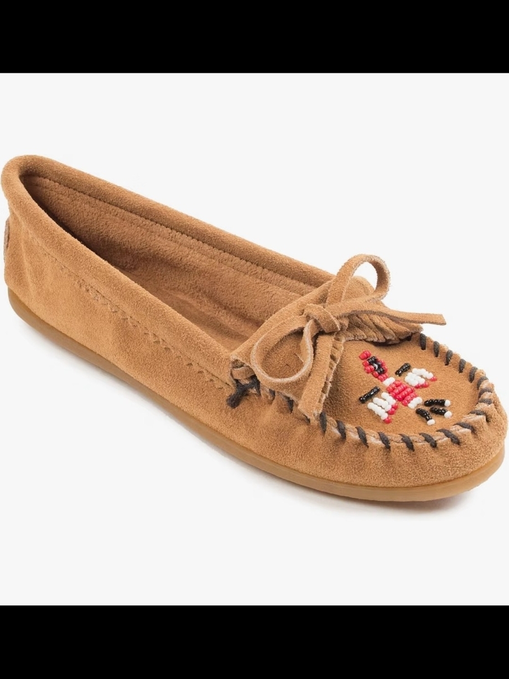 Minnetonka Thunderbird II Suede Moccasin Size9